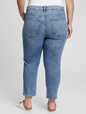 Mid Rise Distressed Universal Slim Boyfriend Jeans
