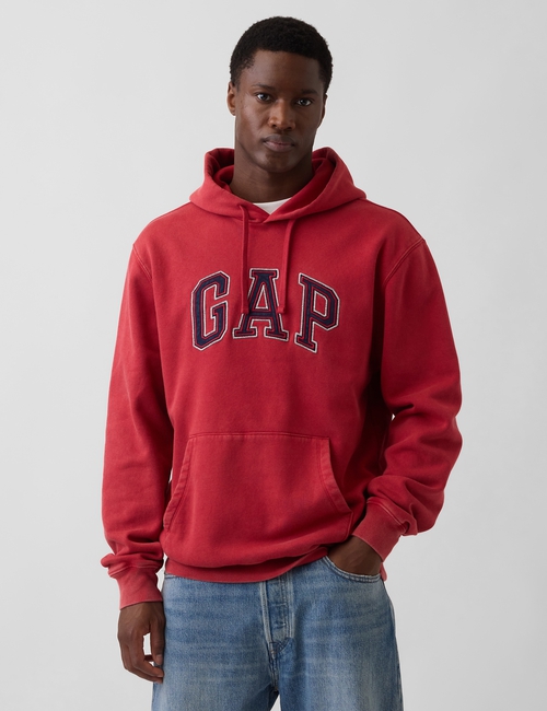 VintageSoft Relaxed Logo Hoodie