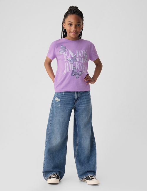 Kids Sequin Graphic T-Shirt