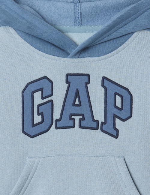 babyGap Relaxed Colorblock Logo Hoodie