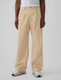 Modern Pleated Khakis in Baggy Fit