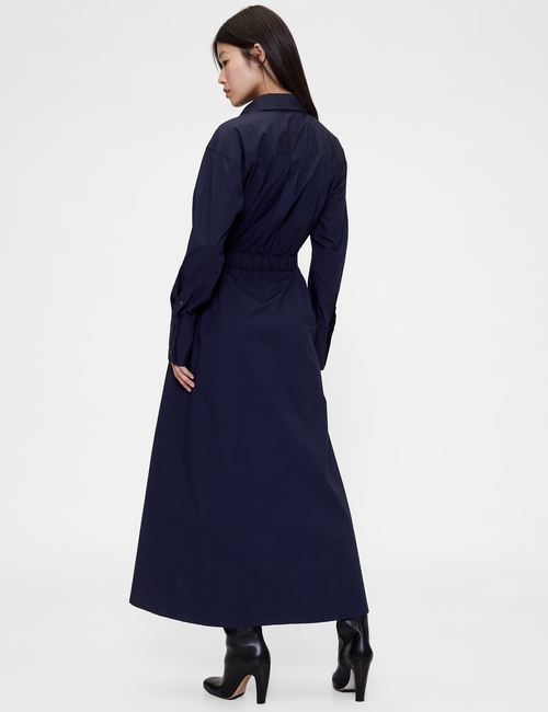 GAP STUDIO MAXI BELTED SHIRTDRESS