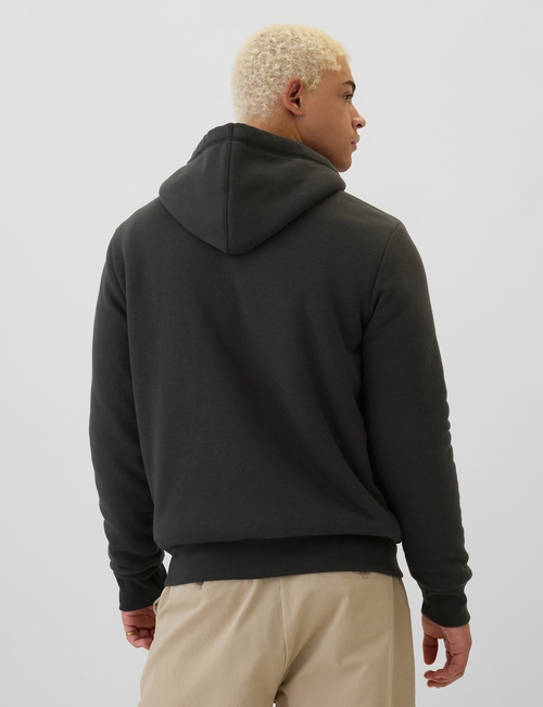 Gap Logo Sherpa-Lined Zip Hoodie
