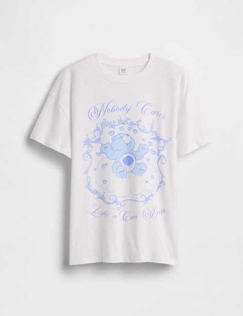 3PL SS EXTRA RELAXED TUNIC TEE_CAREBEARS