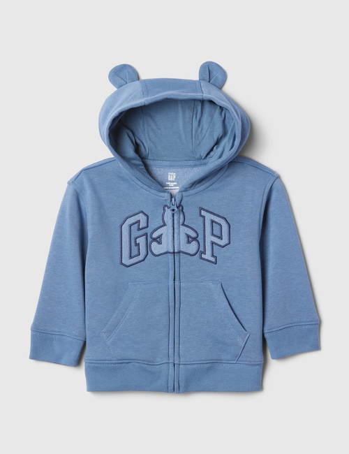 Baby Vintage Soft Logo Zip Hoodie