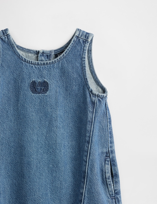 Baby & Toddler UltraSoft Denim Logo Dress