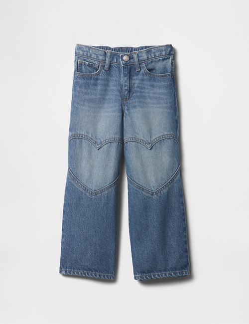 babyGap Wide-Leg Heart Jeans