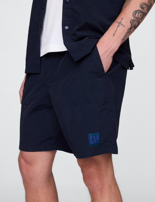100% Recycled Pull-On Nylon Shorts