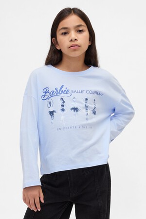 Kids Barbie Oversized Graphic T-Shirt