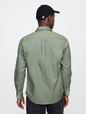 Stretch Poplin Shirt in Standard Fit