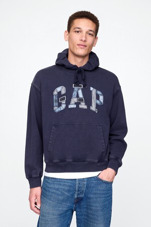 Patchwork Logo Hoodie