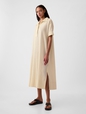 Linen-Cotton Maxi Dress