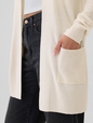Long Open-Front Cardigan