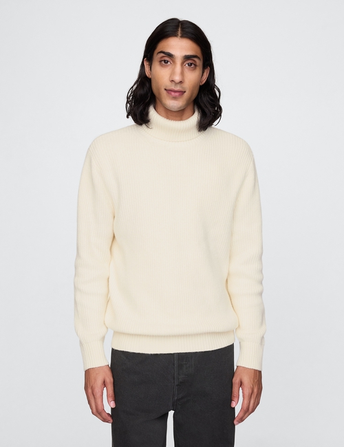 CashSoft Fair Isle Turtleneck Sweater