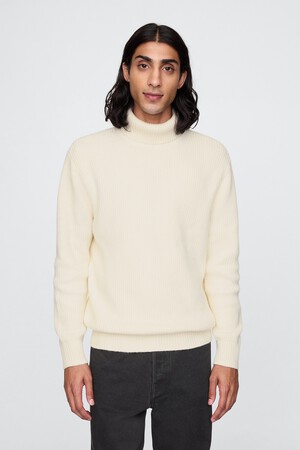 CashSoft Fair Isle Turtleneck Sweater