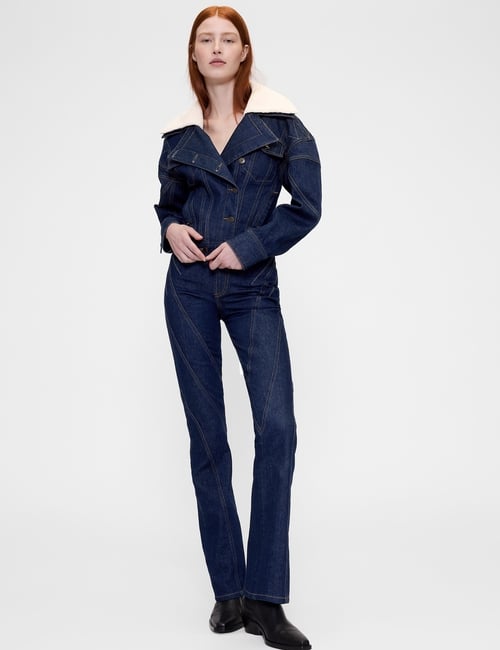 GAP STUDIO SEAMED JEANS