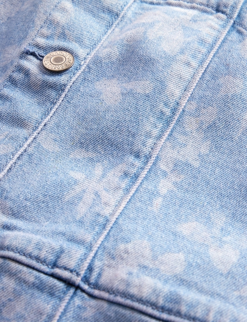 Kids Denim Floral Dress