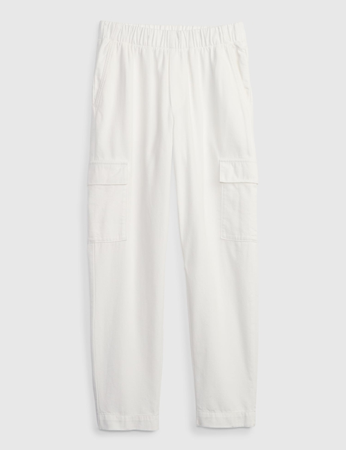 Mid Rise Twill Cargo Pants