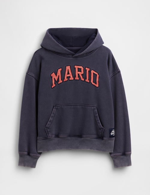 Kids Super Mario VintageSoft Relaxed Hoodie