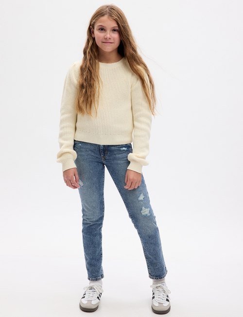 Kids Mid Rise Girlfriend Jeans