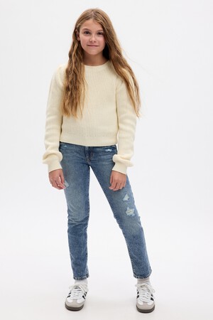 Kids Mid Rise Girlfriend Jeans