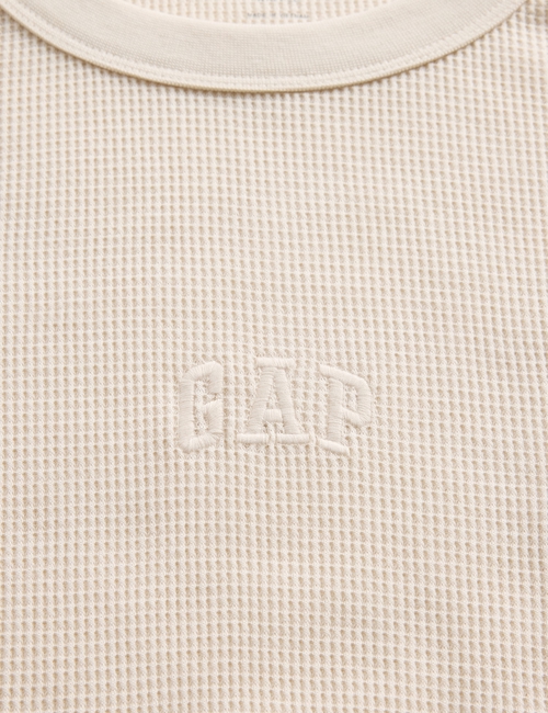V-FRCH LS WAFFLE MINI LOGO CREW