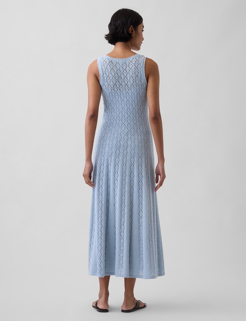 SL SCOOPNECK CROCHET MAXI