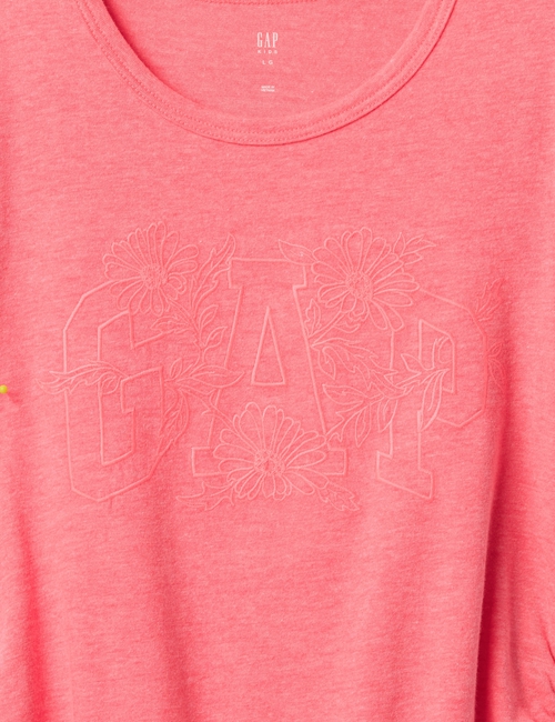 Kids Ruched Gap Logo T-Shirt