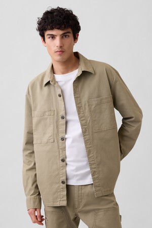V-TWILL SHACKET