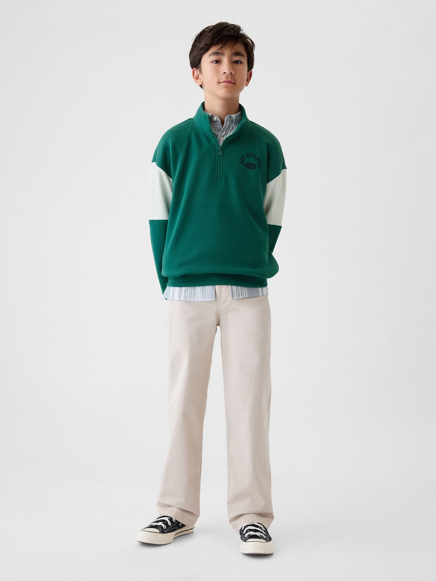 Youth half zip pullover on sale