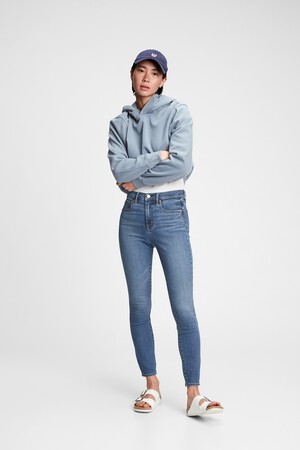 High Rise True Skinny Jeans