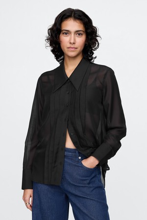 Sheer Classic Tuxedo Shirt