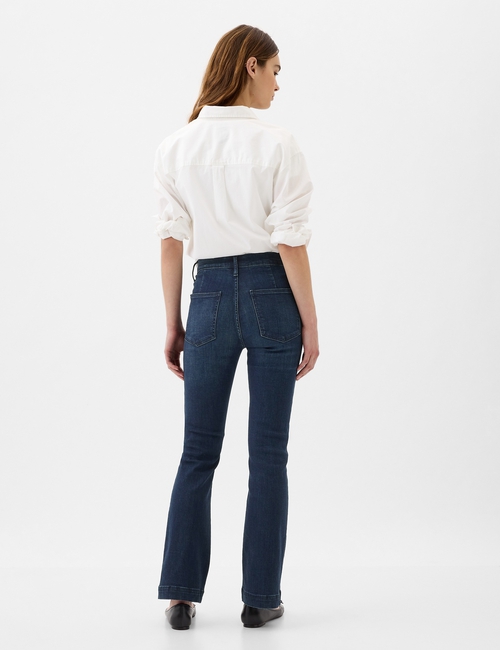 Mid Rise Baby Boot Jeans