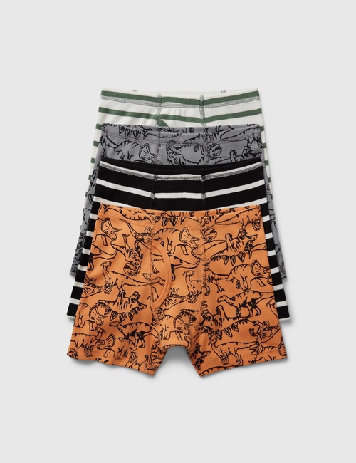 Kids Organic Cotton Boxer Briefs (4-Pack)