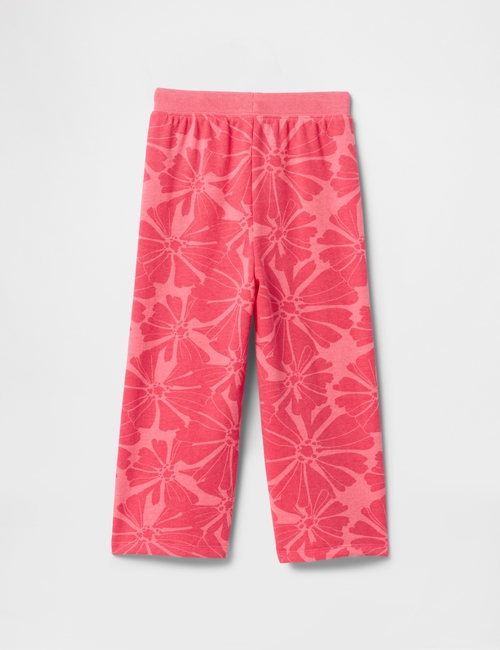 babyGap Logo Wide-Leg Pull-On Joggers