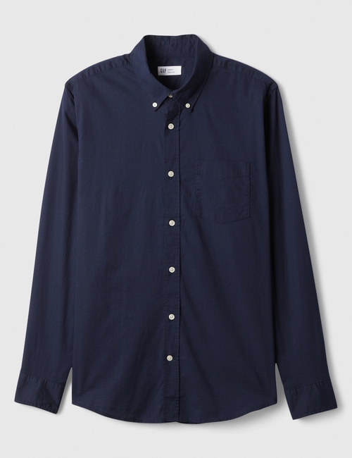 Stretch Poplin Shirt in Standard Fit