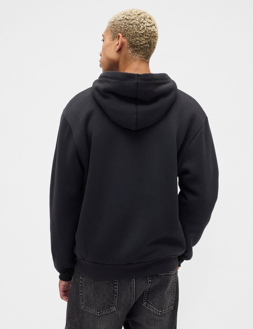 Relaxed Gap Logo Sherpa-Lined Zip Hoodie