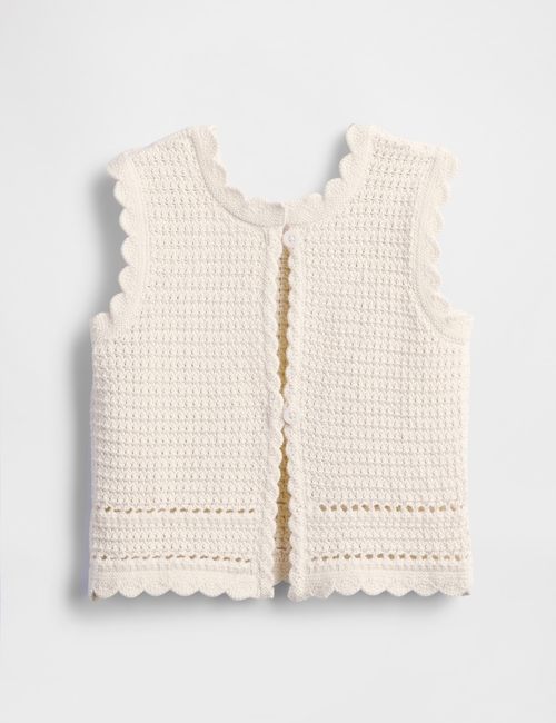 Baby & Toddler Scalloped Crochet Top