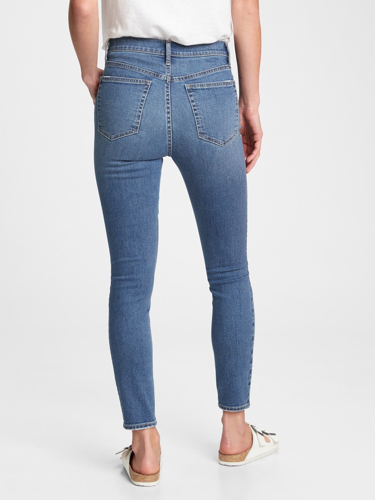 Shop High Rise True Skinny Jeans for Women GAP UAE