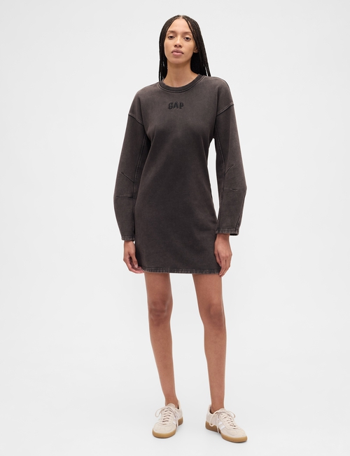 Heavyweight French Terry Logo Sweatshirt Dress