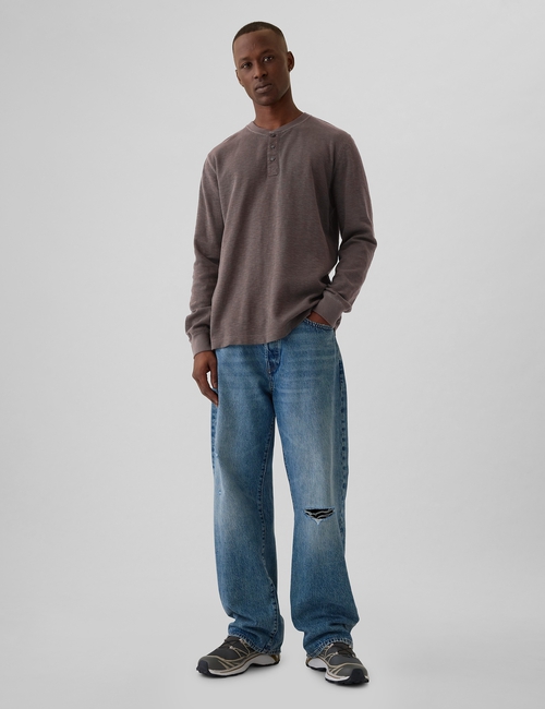 Waffle Henley T-Shirt