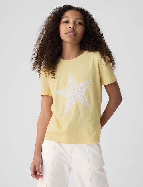 Kids Sequin Graphic T-Shirt