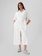 Organic Cotton Maxi Shirtdress
