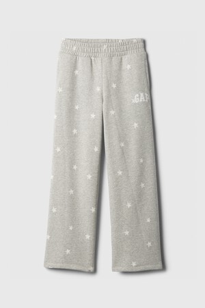 Kids Gap Logo Wide-Leg Sweatpants