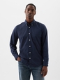 Stretch Poplin Shirt in Standard Fit