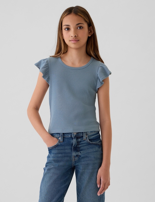 Kids Rib Flutter T-Shirt