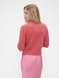 GAP STUDIO CROPPED GOLD BUTTON JACKET CARDIGAN