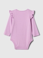 Baby Gap Logo Ruffle Bodysuit