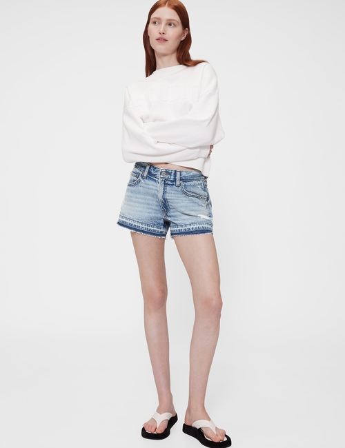GapStudio Low Rise Stride Denim Shorts
