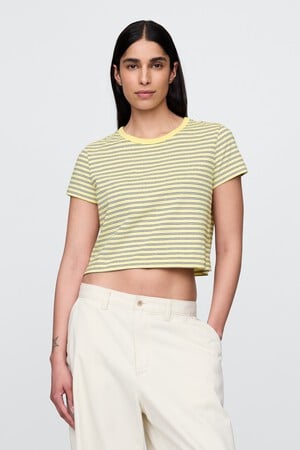 Organic Cotton VintageSoft Cropped T-Shirt